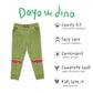 Calça de moletom Cubcoats Big Boy's Dayo the Dinosaur verde