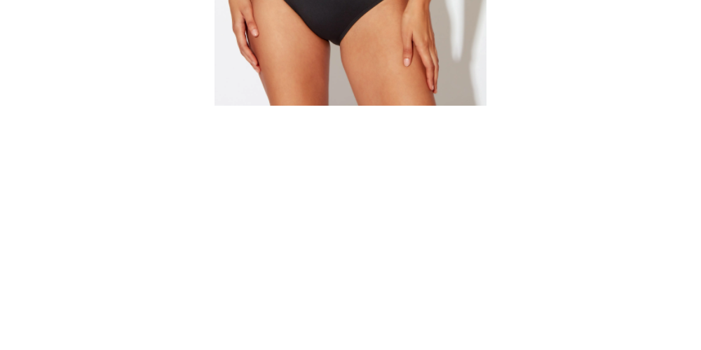 Maiô feminino Bleu Rod Beattie com cadarço e alças finas, preto