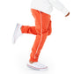 Calças de moletom unissex Cubcoats Kids, conjunto de personagens combinando, laranja, tamanho 10