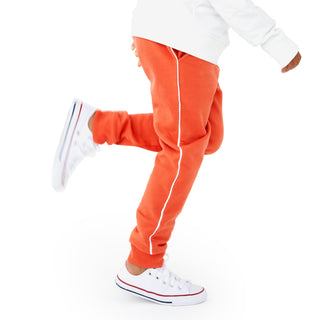 Calças de moletom unissex Cubcoats Kids, conjunto de personagens combinando, laranja, tamanho 10