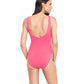 Maiô Ralph Lauren Beach Club Solids Twist Feminino Rosa Tamanho 14