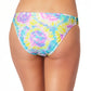 Biquíni feminino California Waves com alças hipster, parte inferior multicolorida, tamanho pequeno