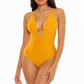 Maiô Becca Madison Plunge Feminino Amarelo Tamanho P