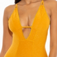 Maiô Becca Madison Plunge Feminino Amarelo Tamanho P