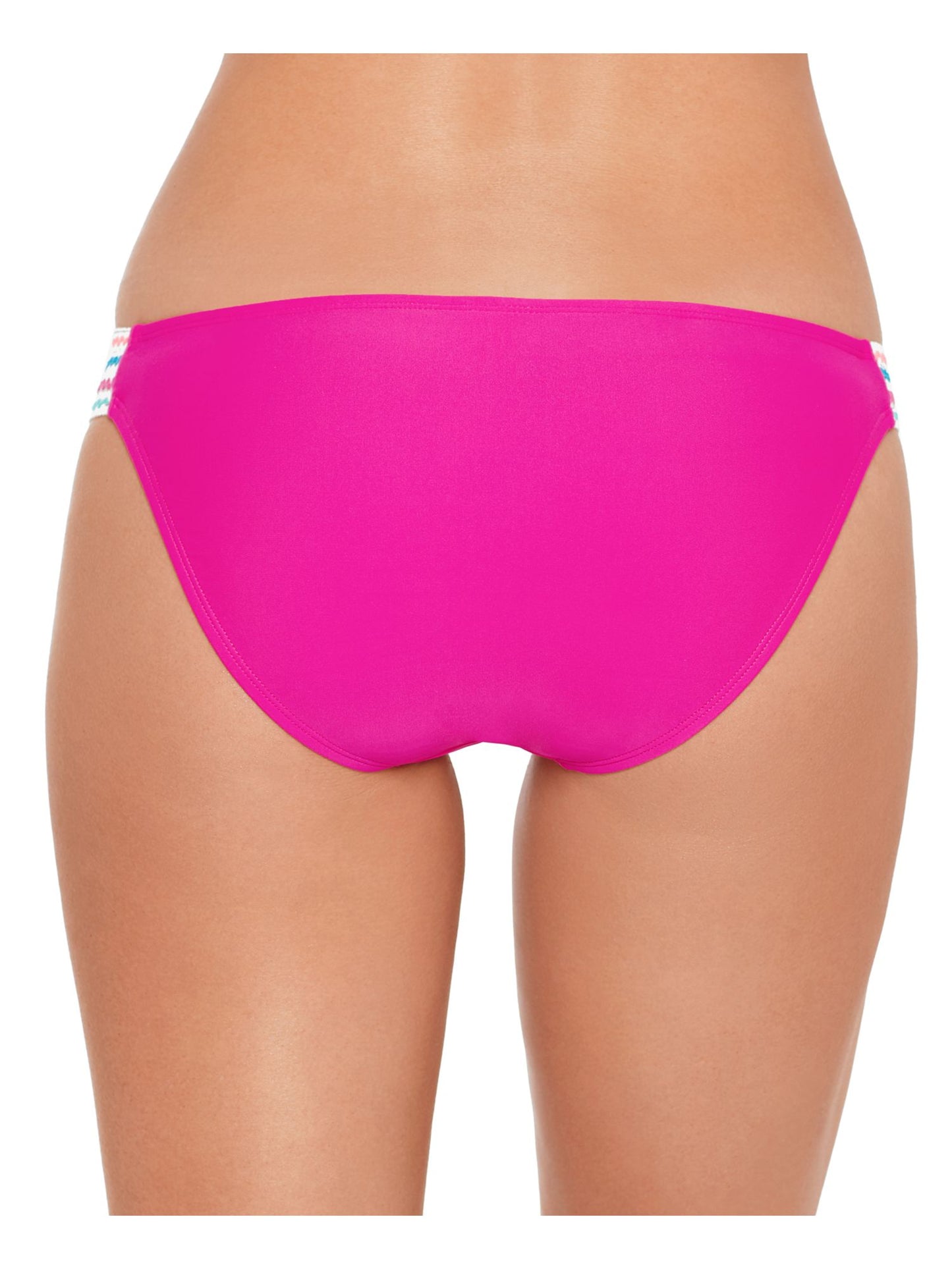 Calcinha de biquíni hipster com faixa lisa feminina Salt + Cove, rosa, tamanho extragrande