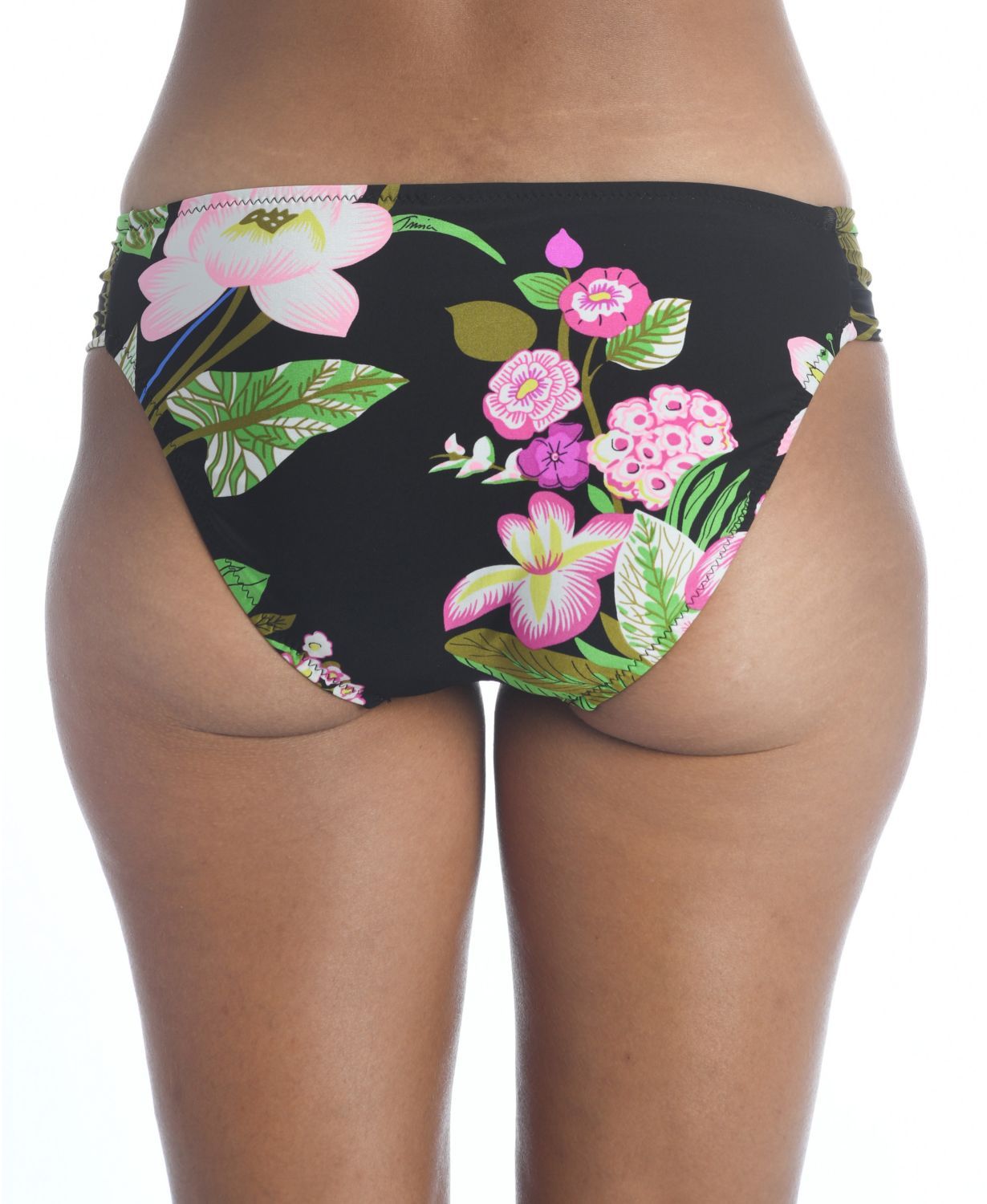 Maiô Trina Turk Feminino Moonlit Lotus Franzido Hipster - Multi Floral Tamanho 2