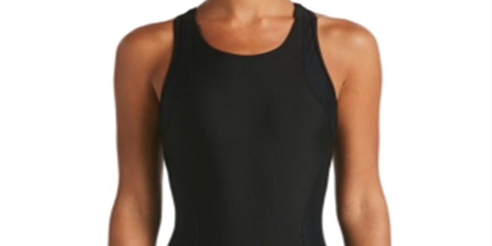 Maiô Nike Sport Mesh Racerback Feminino Preto Tamanho Grande