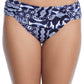 Calcinha de banho feminina Bleu Rod Beattie Sarong Hipster azul