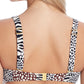 Biquíni com aro estampado Bleu Rod Beattie feminino, tamanho 38, DD