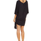 Michael Kors Maiô Feminino com Amarração Lateral Preto Tamanho Grande