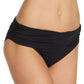 Calcinha de biquíni hipster sarongue feminina Bleu Rod Beattie, preta