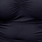 Top de natação feminino Gottex Tankini liso preto tamanho 16W