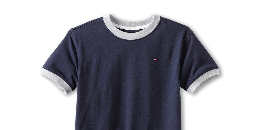 Camiseta Tommy Hilfiger Big Boy's Ken Azul Marinho Tamanho 4