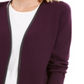 Suéter feminino Charter Club Milano Cotton Completer, roxo, tamanho G