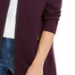 Suéter feminino Charter Club Milano Cotton Completer, roxo, tamanho G