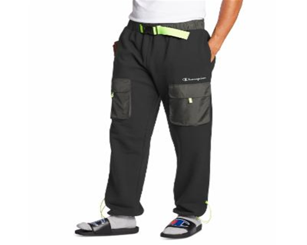 Calça de moletom Champion Sideline Masculina Preta Tamanho P