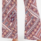 Calça Palazzo Macia Geo Printed Be Bop Junior Vermelha Tamanho X-S