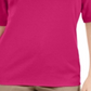 Blusa feminina Karen Scott com decote em V e detalhes em botões, rosa, tamanho médio