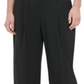 Calça feminina Calvin Klein Wide Leg Preta Tamanho 2