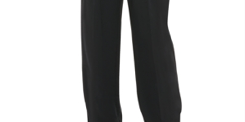 Calça feminina Calvin Klein Wide Leg Preta Tamanho 2