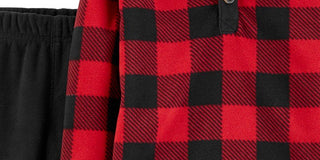 Carter's Toddler Boy's 2 pc Plaid Pant Set Red Size 4T