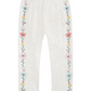 Calça com Borda de Flor para Bebê Menina First Impressions Cinza Tamanho 12 MOS