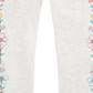 Calça com Borda de Flor para Bebê Menina First Impressions Cinza Tamanho 12 MOS