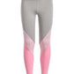Leggings Color Blocked para Meninas da Ideologia Escolha Rosa Tamanho Grande