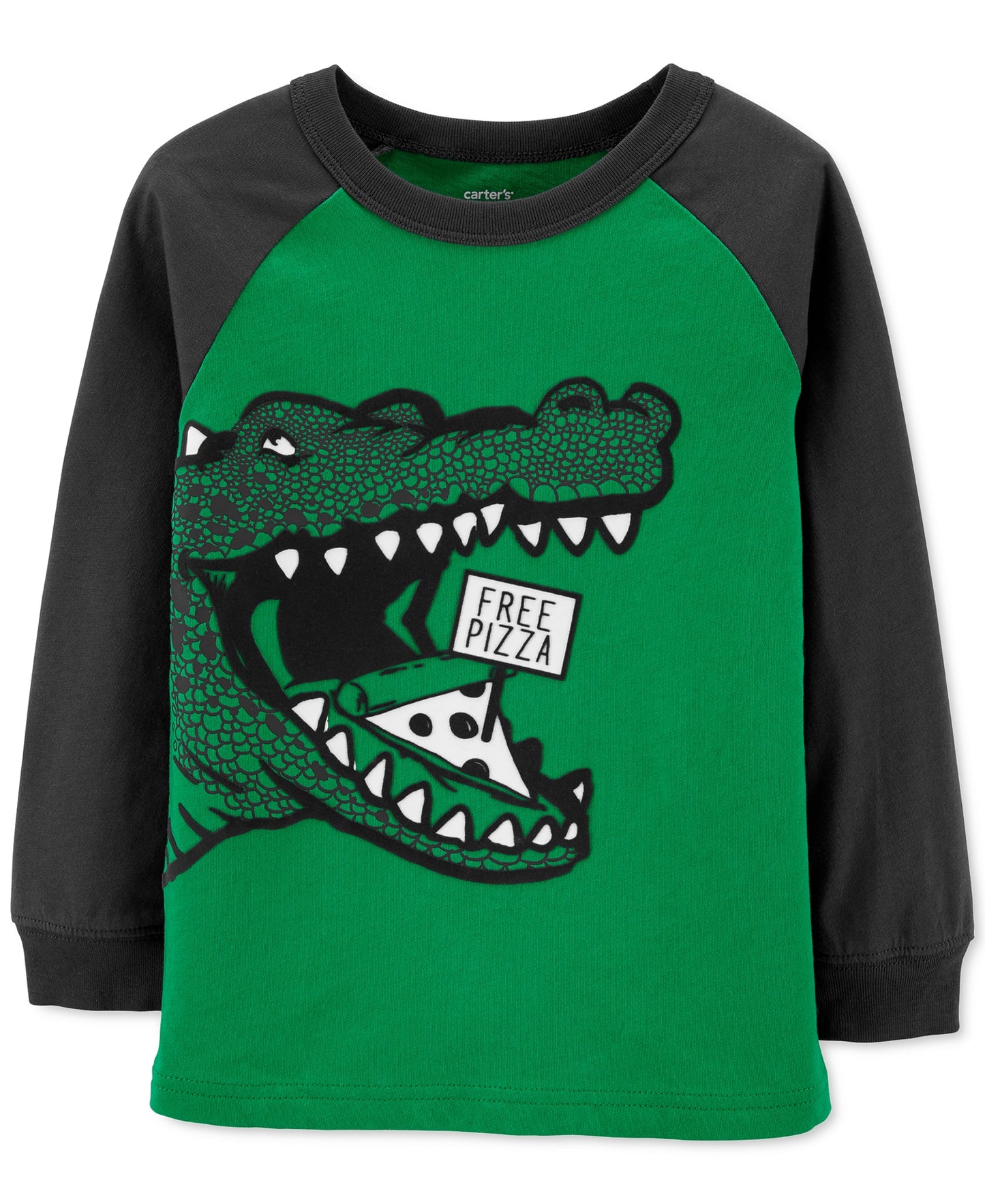 Camiseta de algodão com estampa de jacaré Carter's Toddler Boy, verde, tamanho 4T