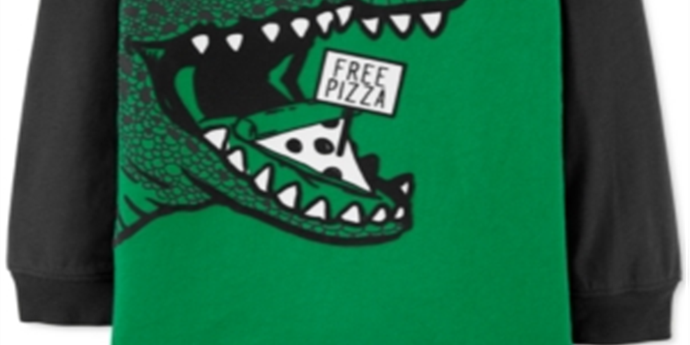 Camiseta de algodão com estampa de jacaré Carter's Toddler Boy, verde, tamanho 4T