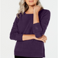 Karen Scott Suéter Feminino com Ponto Otomano Roxo Tamanho Pequeno P