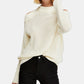Suéter feminino de manga comprida Free People, branco, tamanho X-S