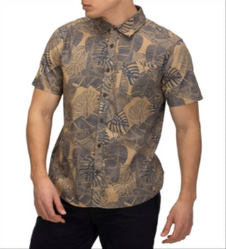 Camisa Hurley Paradise Winds Masculina Verde Tamanho X-G
