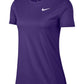 Camiseta Nike Fitness Workout Feminina Roxa X-Small
