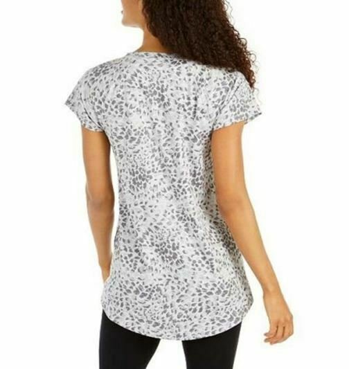 Túnica de corrida Ideology Breezy Fitness feminina, cinza, tamanho pequeno