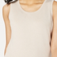 Cardigan feminino Charter Club sem mangas com gola redonda, marrom, tamanho XX-G