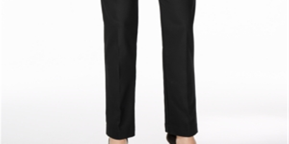 Calça feminina justa JM Collection, preta, tamanho 16x4,5