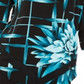Blusa feminina Alfani estampada com bainha em V, azul, tamanho X-G