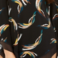 Top poncho estampado feminino Alfani preto tamanho pequeno P