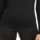 Thalia Sodi Top Feminino Decote Recortado Preto Tamanho XX-G