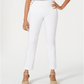 Calça skinny feminina com tachas JM Collection, azul, tamanho pequeno XL