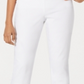 Calça skinny feminina com tachas JM Collection, azul, tamanho pequeno XL