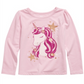 Camiseta infantil feminina Epic Threads Unicórnio rosa tamanho 2T
