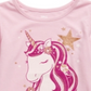Camiseta infantil feminina Epic Threads Unicórnio rosa tamanho 2T