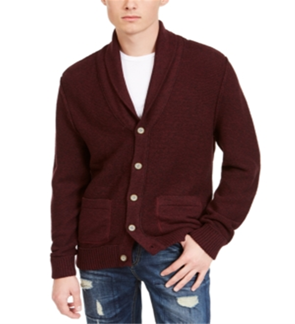Cardigan Links Masculino American Rag Borgonha Tamanho X-Grande
