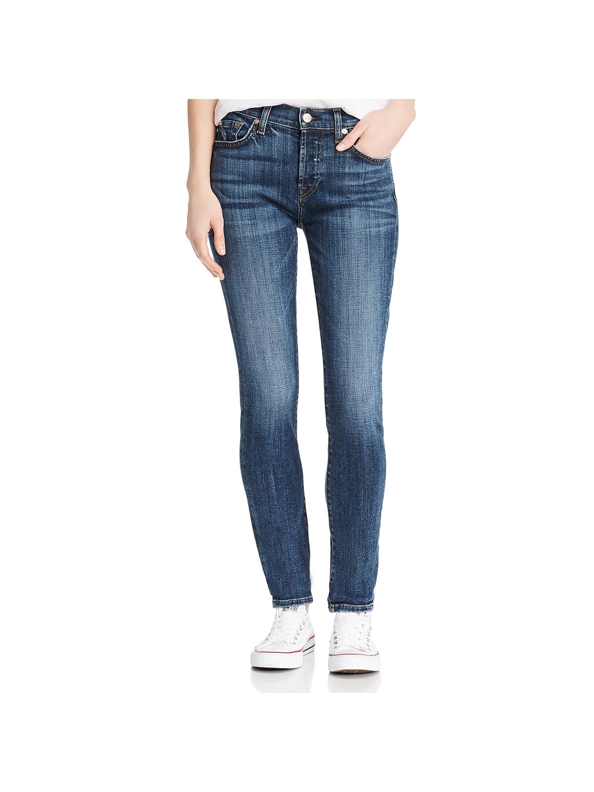 Calça Jeans Boyfriend Josefina Denim Wash Azul 7 for All Mankind Feminina Tamanho 26