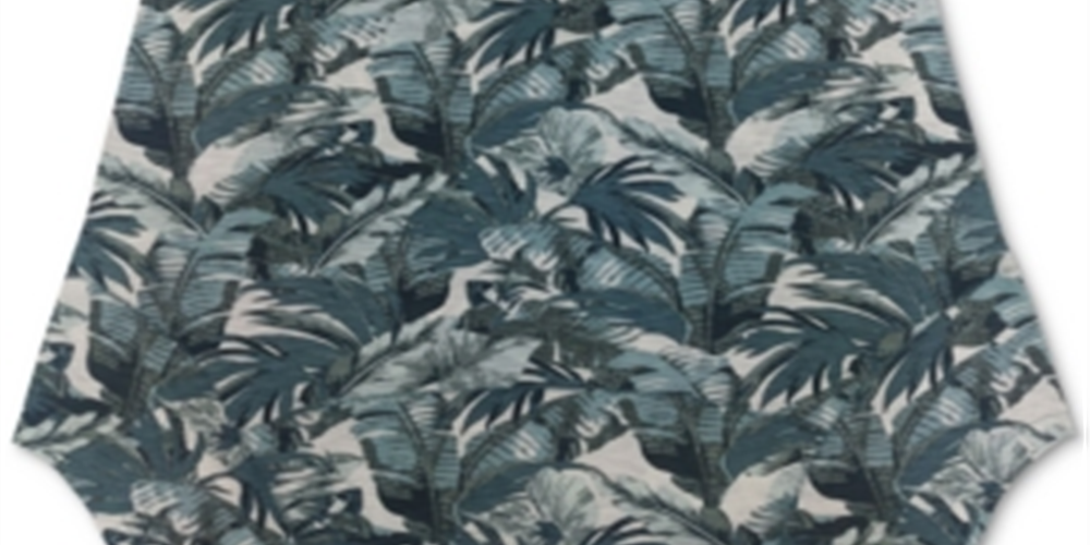 Regata feminina com bainha de lenço estampada, verde, tamanho pequeno, estilo &amp; co.