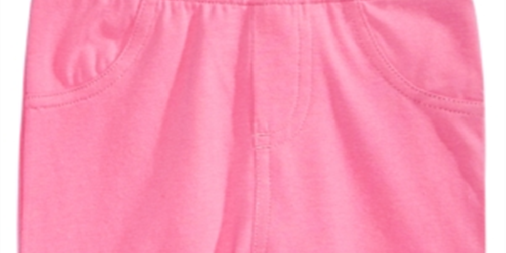 Bermuda infantil First Impressions para bebê menina rosa tamanho 3-6 meses