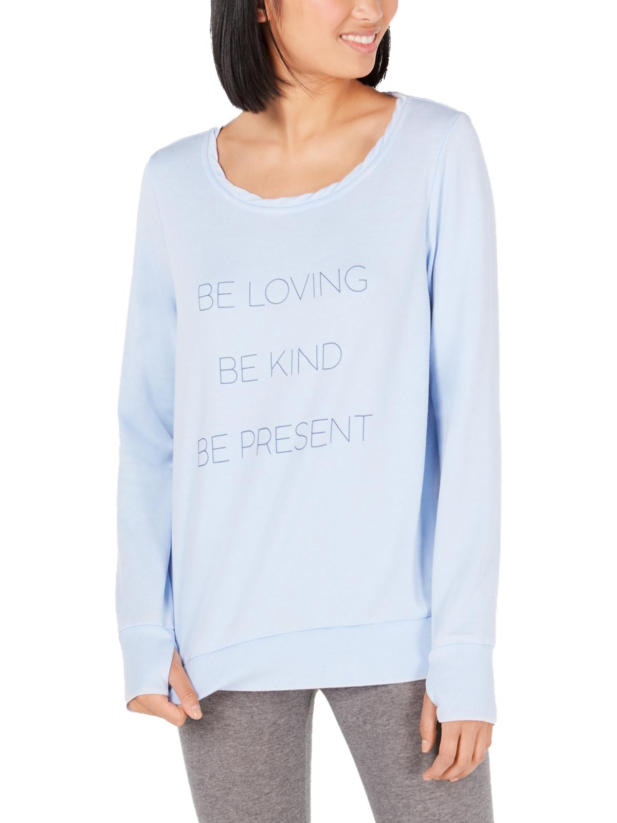 Ideology Women's Be Loving Fitness Activewear Moletom Azul Tamanho X-Small