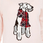 Tommy Hilfiger Suéter Feminino Manga Longa Estampado Terrier Rosa Tamanho Grande